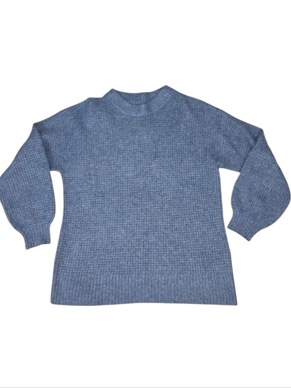 American Eagle Cozy Blue Knit Sweater Women's Oversized Small Pullover AE Aerie